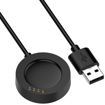 Techsuit TXC9 töltőkábel Xiaomi Watch S4 Sport-hoz, USB-A, Fekete