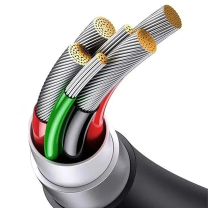 USB-A - Lightning / microUSB / USB-C Baseus 3in1 töltőkábel, 100W, 1.5m, Fehér P10377705213-00