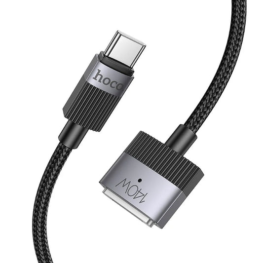 HOCO U141 töltőkábel, USB-C - MagSafe 3, 140W, 1.8m, Fekete