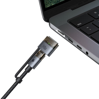 USB-C töltőkábel - USB-C / MagSafe 3 Mcdodo CA-8860, 240W, 2m, Fekete
