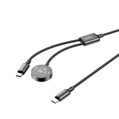 Vezeték nélküli töltő XO Design CX030 Apple Watch Series-hez, USB-C, Fekete