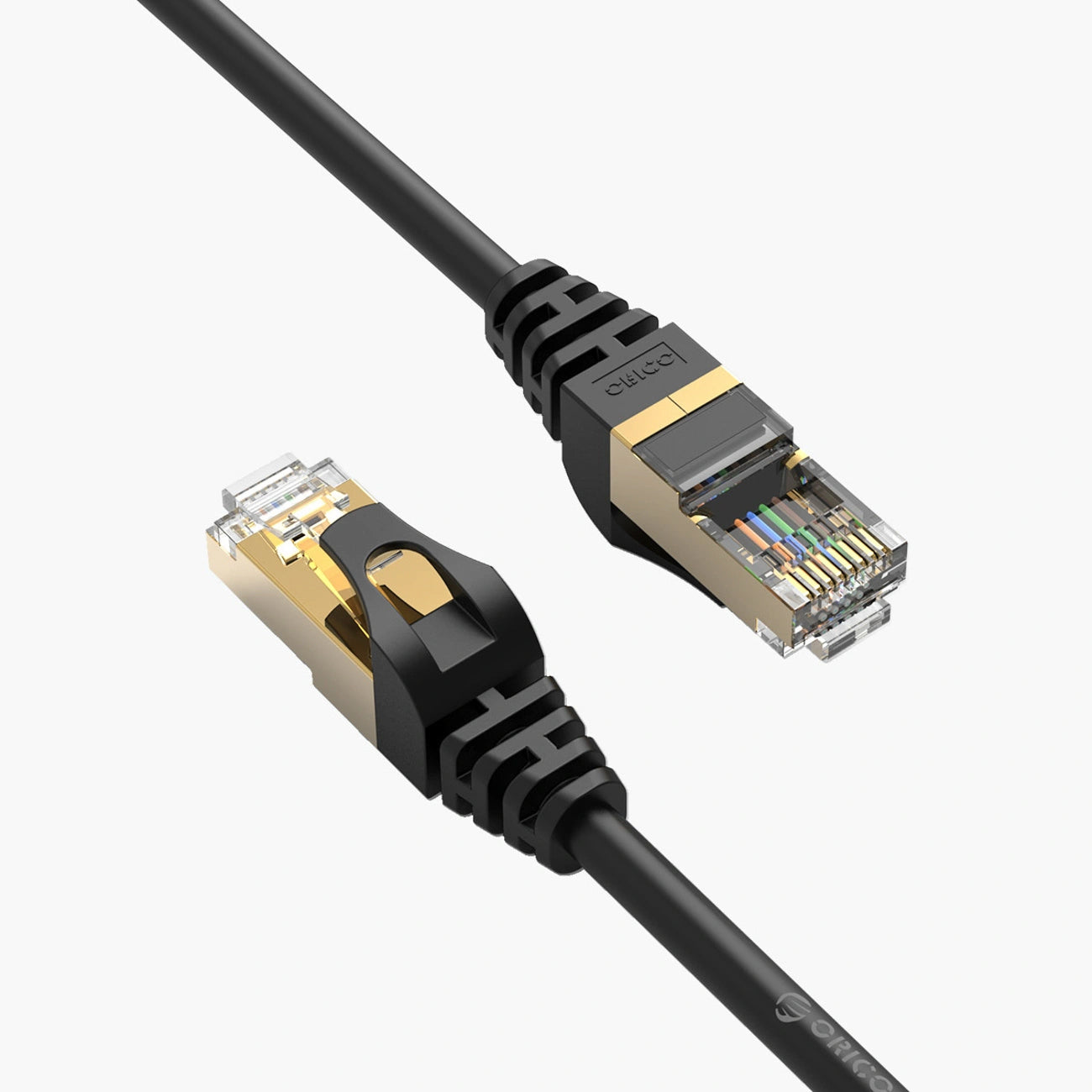 Orico PUG-C7 hálózati kábel, UTP, Cat7, 0,5 m, fekete