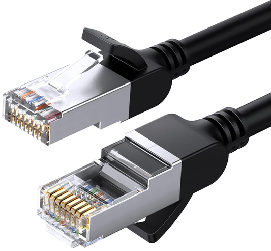 UGREEN NW101 Flat hálózati kábel, UTP, Cat6, 0.5m, Fekete