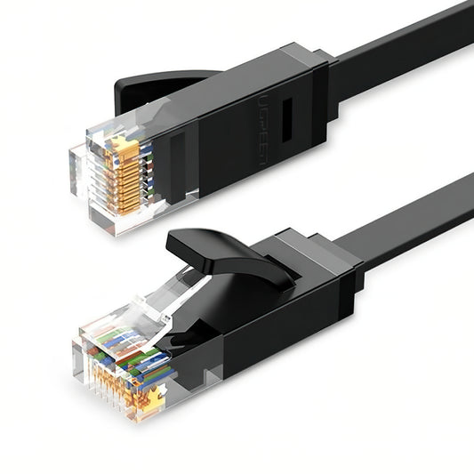 UGREEN NW102 Flat hálózati kábel, UTP, Cat6, 3m, Fekete