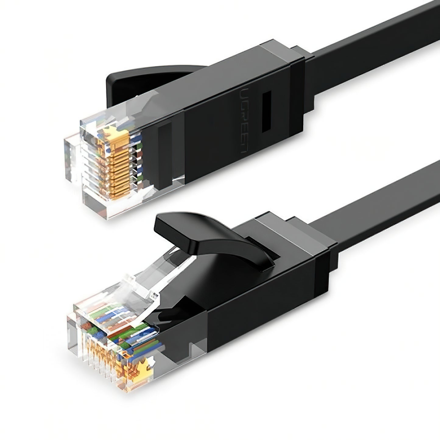UGREEN NW102 Flat hálózati kábel, UTP, Cat6, 3m, Fekete