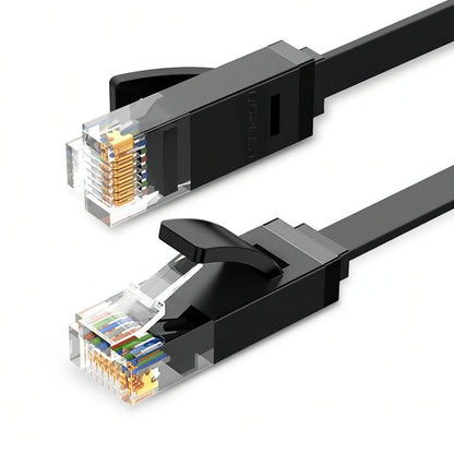 UGREEN NW102 Flat hálózati kábel, UTP, Cat6, 3m, Fekete