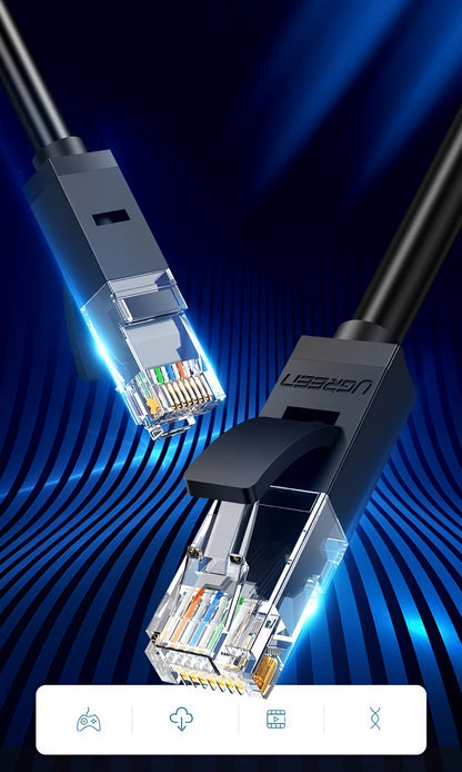 UGREEN NW102 hálózati kábel, UTP, Cat6, 15m, fekete