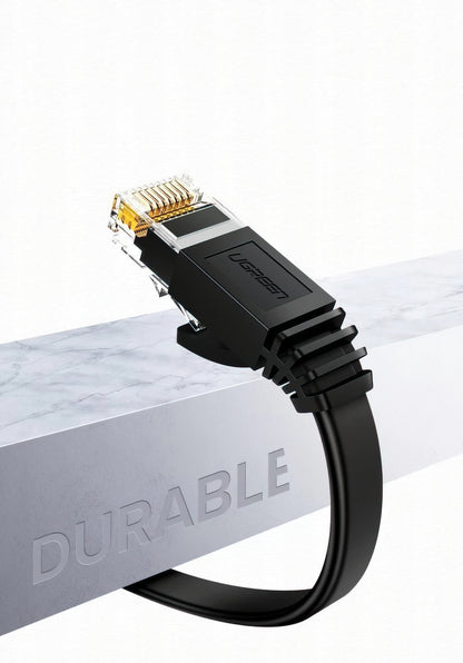 UGREEN NW102 Flat hálózati kábel, UTP, Cat6, 3m, Fekete