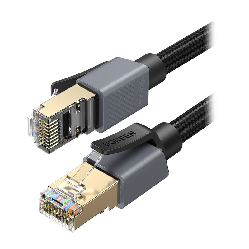 UGREEN NW343 hálózati kábel, UTP, Cat8, 2m, fekete