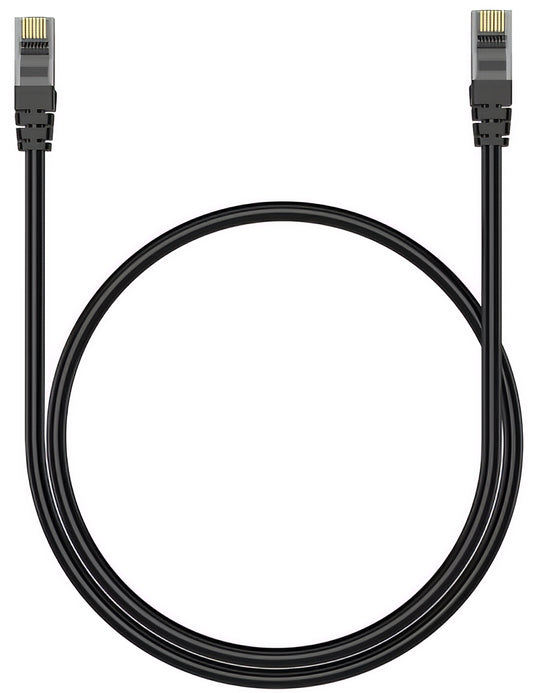 XO Design GB007 hálózati kábel, UTP, Cat6, 1m, Fekete