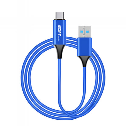 iSOFT IS-007 Adatátviteli Kábel, USB-A - USB-C Interfész