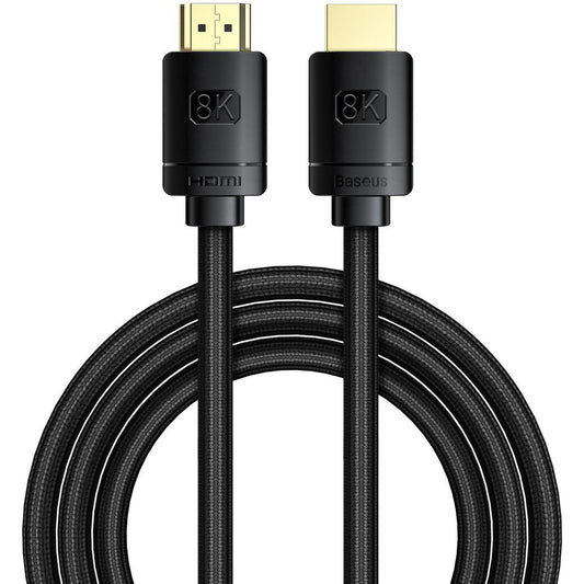 Baseus High Definition videokábel, HDMI - HDMI, 8K, 2m, Fekete CAKGQ-K01