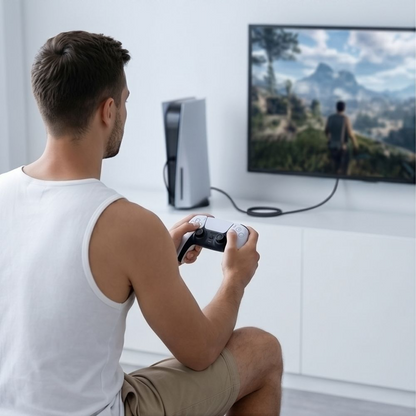 Tech-Protect Ultraboost 2 videókábel, HDMI - HDMI, 8K, 1m, Fekete