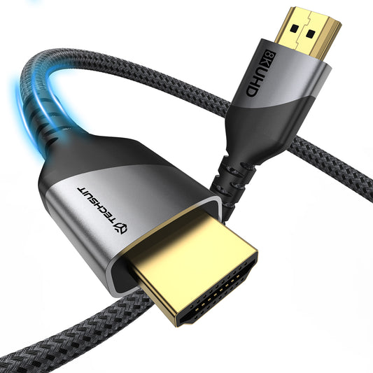 Techsuit NexusVision Pro CX3 videókábel, HDMI - HDMI, 8K, 2m, Szürke