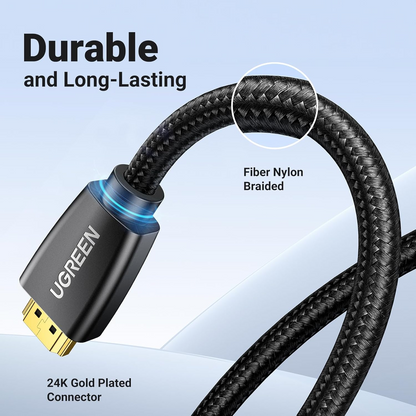 UGREEN HD118 videokábel, HDMI - HDMI, 4K, 1.5m, Fekete