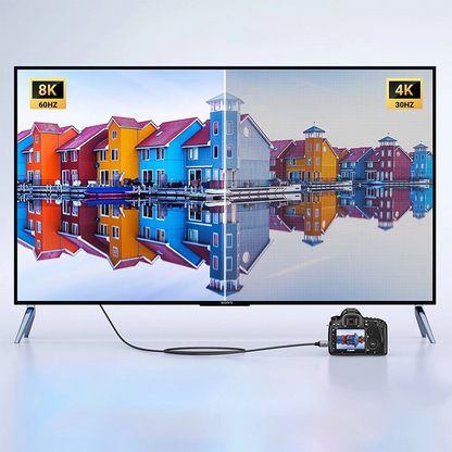 UGREEN HD163 videokábel, miniHDMI - HDMI, 8K, 2m, Szürke