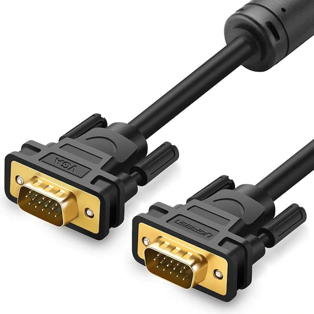 UGREEN VG101 videókábel (11633), VGA - VGA, 10m, fekete