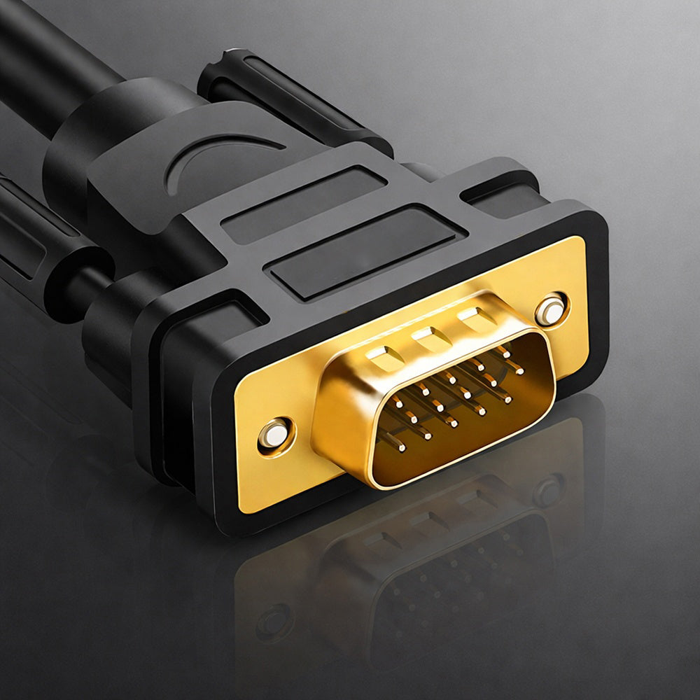 UGREEN VG101 videókábel (11633), VGA - VGA, 10m, fekete