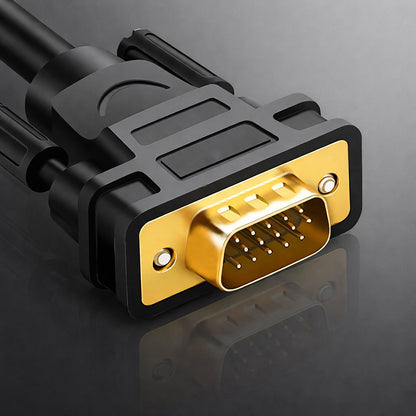 UGREEN VG101 videókábel (11633), VGA - VGA, 10m, fekete