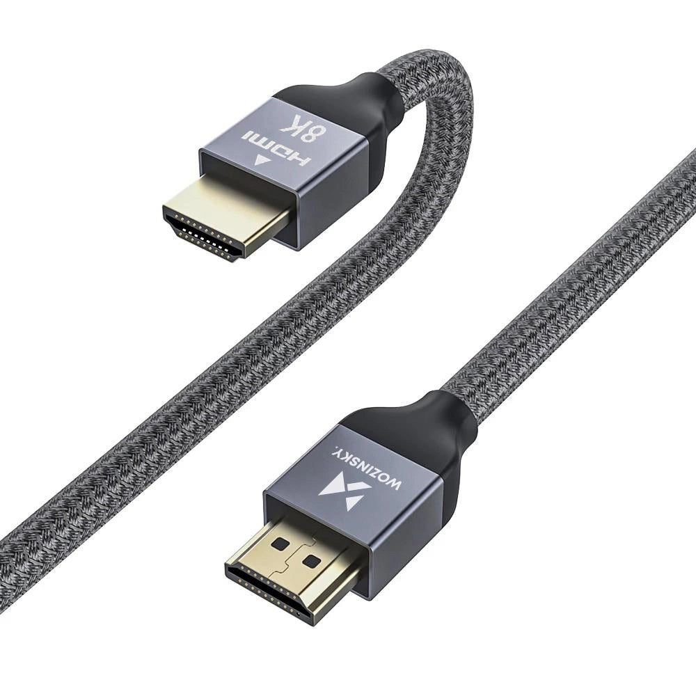 WZK Ultraboost videokábel, HDMI - HDMI, 8K, 3m, szürke WHDMI-30 WHDMI-30 WHDMI-30 