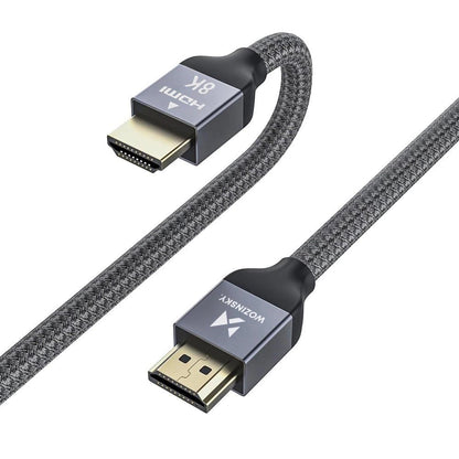 WZK Ultraboost videokábel, HDMI - HDMI, 8K, 3m, szürke WHDMI-30 WHDMI-30 WHDMI-30 