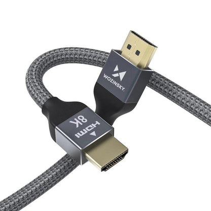 WZK Ultraboost videokábel, HDMI - HDMI, 8K, 3m, szürke WHDMI-30 WHDMI-30 WHDMI-30 