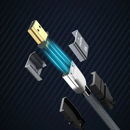 WZK Ultraboost videokábel, HDMI - HDMI, 8K, 3m, szürke WHDMI-30 WHDMI-30 WHDMI-30 