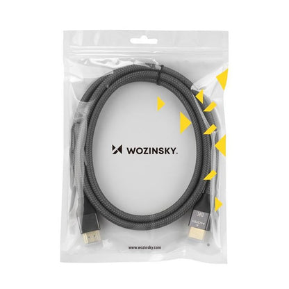 WZK Ultraboost videokábel, HDMI - HDMI, 8K, 3m, szürke WHDMI-30 WHDMI-30 WHDMI-30 
