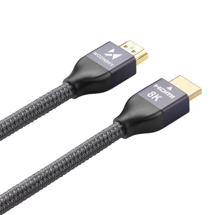WZK Ultraboost videokábel, HDMI - HDMI, 8K, 3m, szürke WHDMI-30 WHDMI-30 WHDMI-30 