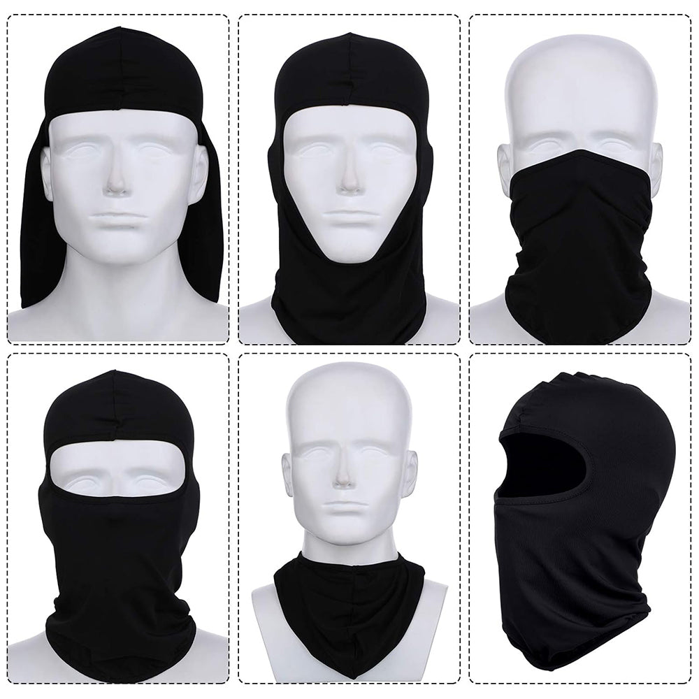 Cagula Ski Balaclava Unisex Techsuit BLC1, Fekete