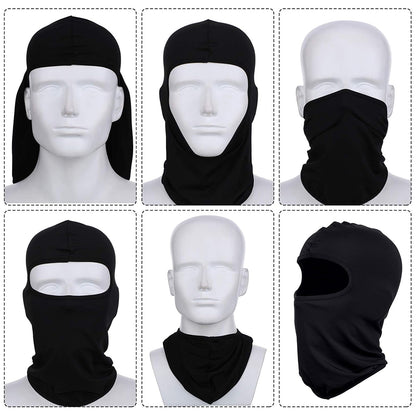 Cagula Ski Balaclava Unisex Techsuit BLC1, Fekete