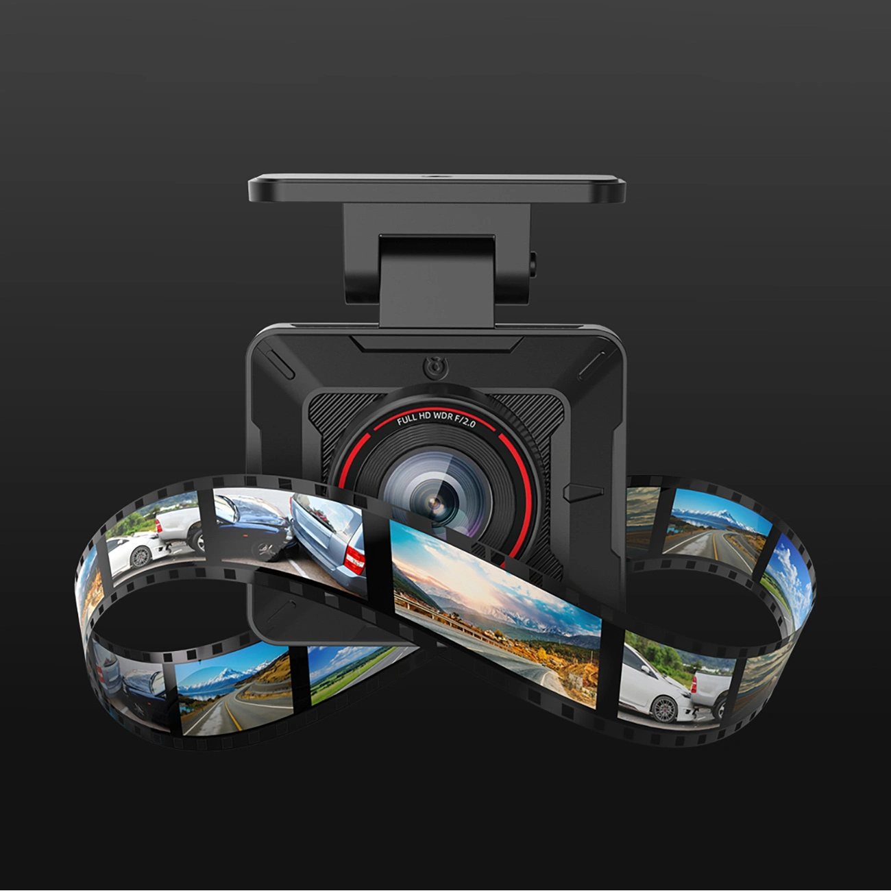 Akeeyo P1 Car Camera, 1080P, Wi-Fi