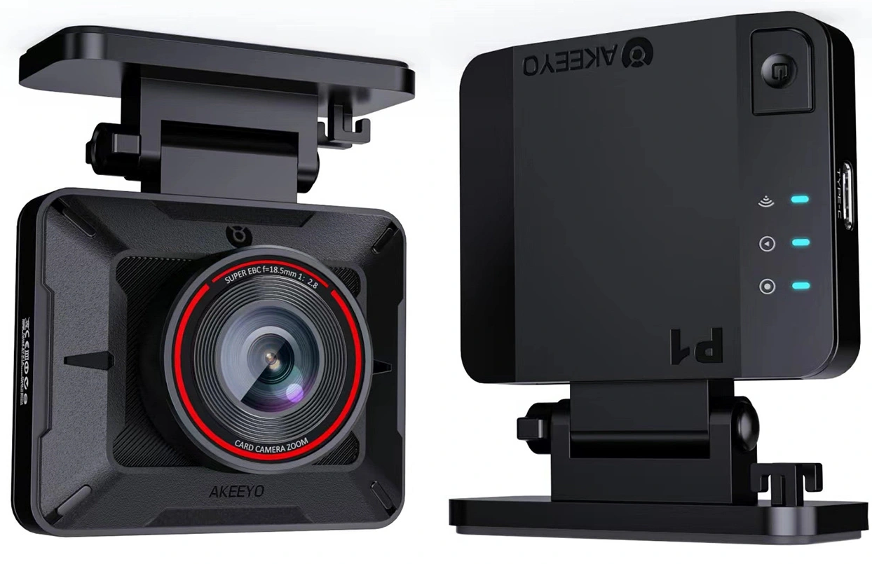 Akeeyo P1 Car Camera, 1080P, Wi-Fi
