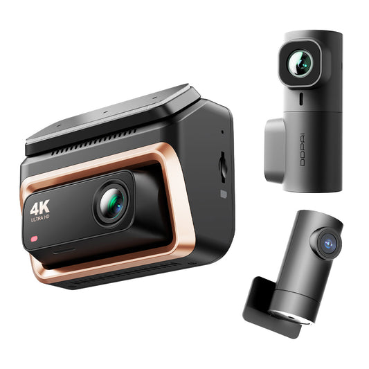 DDPAI Z60 Pro 3-CH elülső-hátsó segéd autós kamera, 4K, Wi-Fi, GPS, 3 hüvelykes kijelző