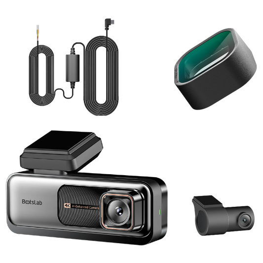 Botslab G980H Pro elülső-hátsó autós kamera, 4K, Wi-Fi, GPS, 2,45 hüvelykes kijelző