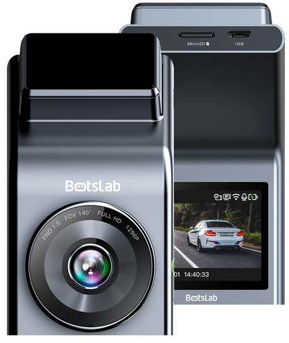 Botslab G300H Plus elülső-hátsó autós kamera, 4K, Wi-Fi, GPS, 2,4 hüvelykes kijelző