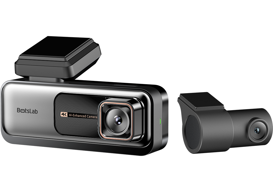 Botslab G980H Pro elülső-hátsó autós kamera, 4K, Wi-Fi, GPS, 2,45 hüvelykes kijelző