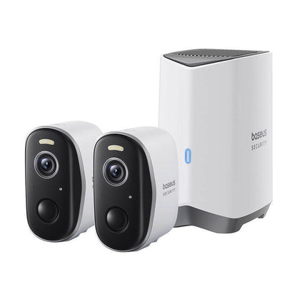 Baseus N1 Plus megfigyelő kamera, Wi-Fi, 2K, IP67, kültéri, 2 darabos készlet S0TY002131