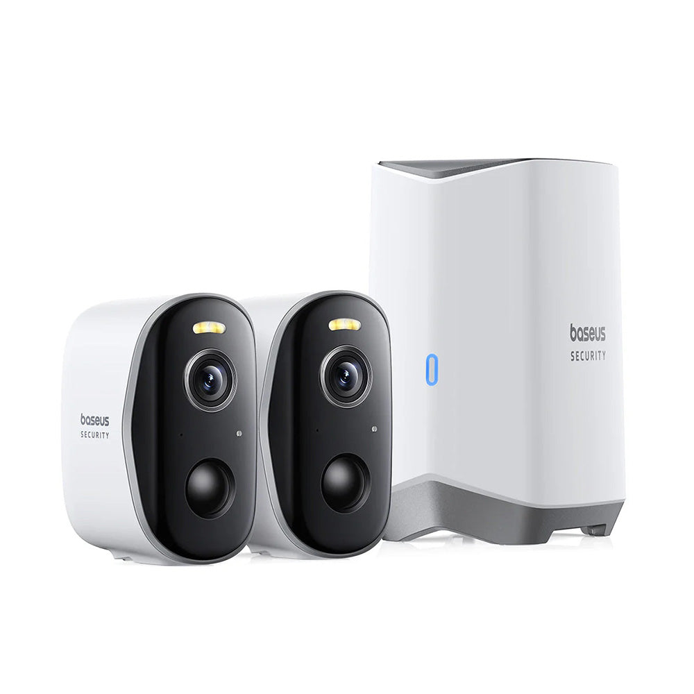 Baseus N1 megfigyelőkamera, Wi-Fi, 2K, IP67, kültéri, 2 darabos készlet A00061900113-01