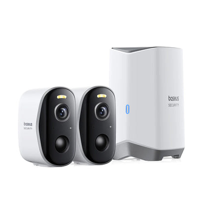 Baseus N1 megfigyelőkamera, Wi-Fi, 2K, IP67, kültéri, 2 darabos készlet A00061900113-01