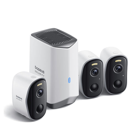 Baseus N1 megfigyelőkamera, Wi-Fi, 2K, IP67, kültéri, 3 darabos készlet S0TW022131