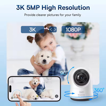 Baseus P1 Pro belső tér 3K Wi-Fi megfigyelő kamera S0TW002131