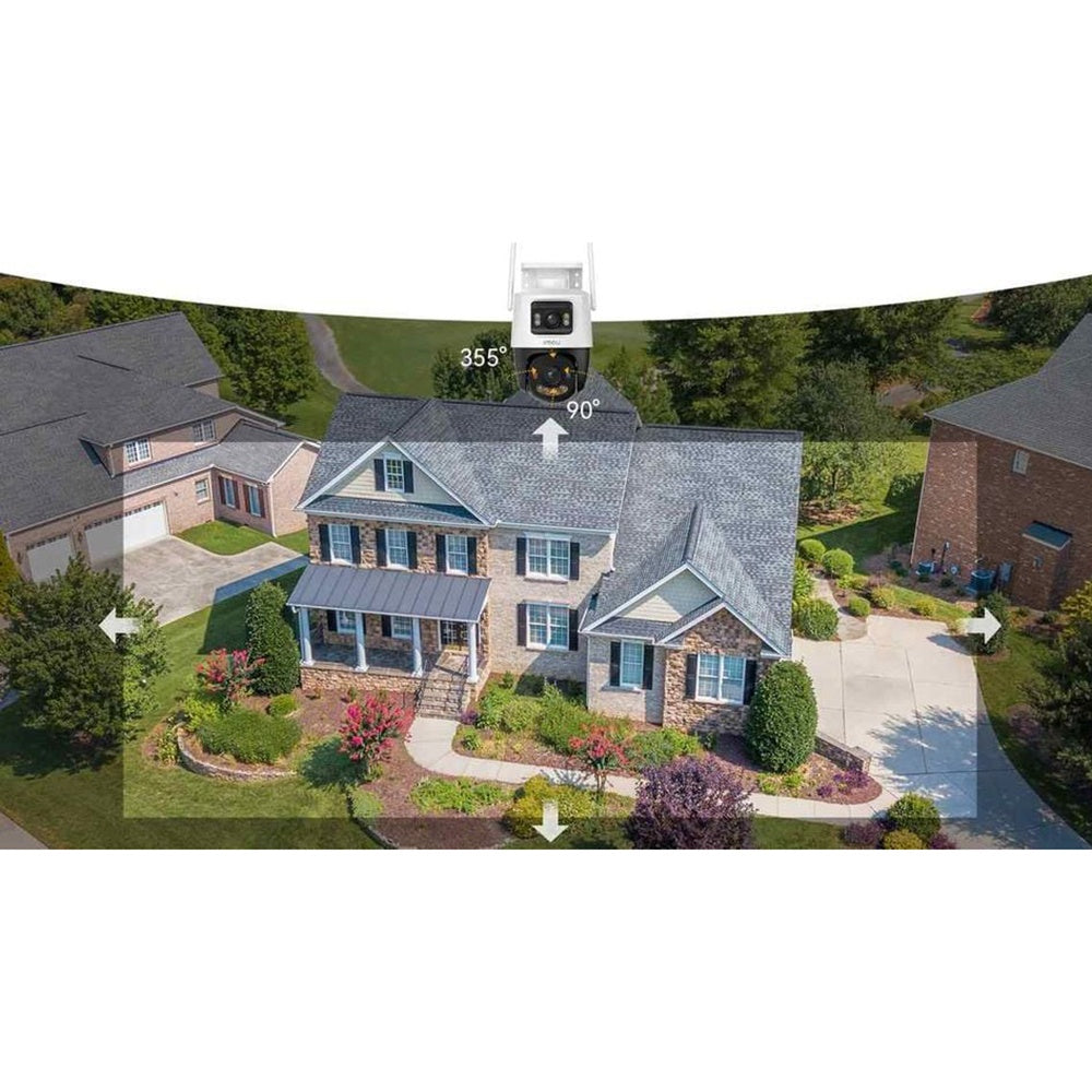Imou Cruiser Dual 2 Pro biztonsági kamera, Wi-Fi, 2,5K + 2,5K, IP65, kültéri IPC-S7XFP-8U0WED