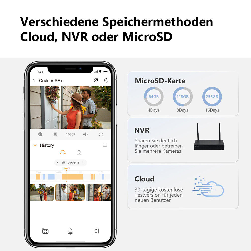 Imou Cruiser SE+ megfigyelő kamera, Wi-Fi, 3K, IP66, kültéri IPC-K7CP-5H1WE