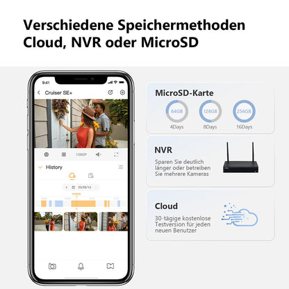Imou Cruiser SE+ megfigyelő kamera, Wi-Fi, 3K, IP66, kültéri IPC-K7CP-5H1WE
