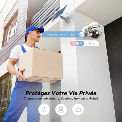 Imou Cell PT megfigyelő kamera készlet, Wi-Fi, 2K, IP66, napelemes panel, kültéri KIT/IPC-K9EP-3T0WE/FSP12-TYPEC