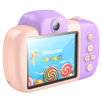 HOCO DV201 Kids digitális kamera, 1080P, 2MP, Rózsaszín