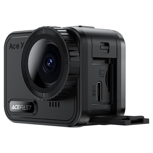 Acefast X1 Sportkamera, 4K, Wi-Fi, Fekete