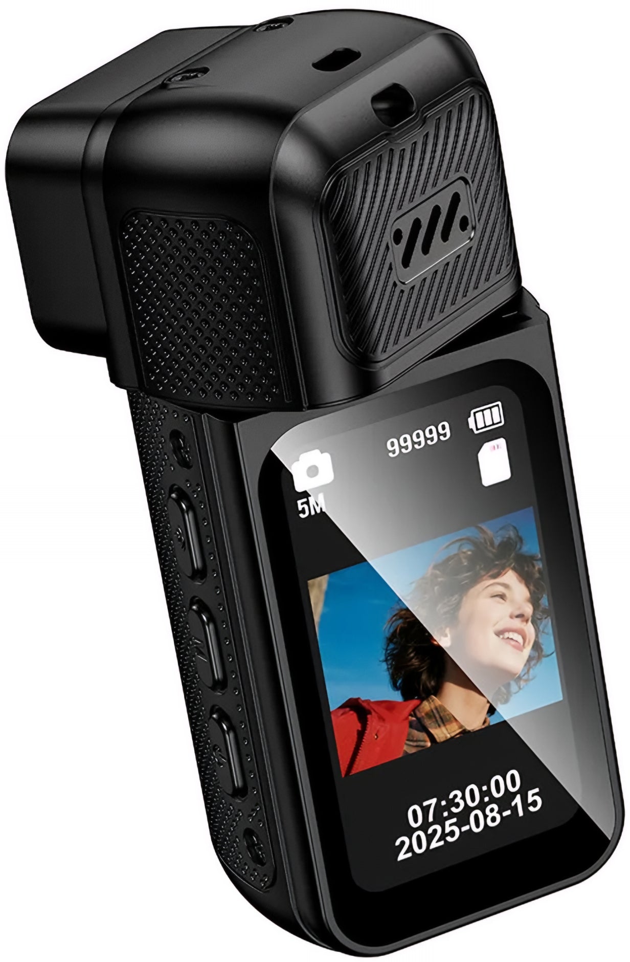 HOCO DV105 Sports Camera, 2.7K, 1.47inch Display, Black