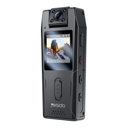 Yesido KM25 sportkamera, 1080P, 1.3 inch kijelző, Fekete